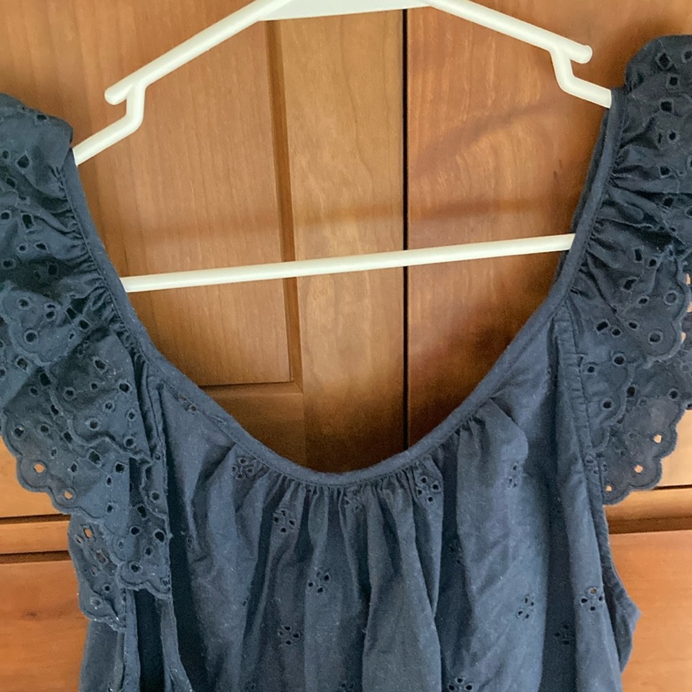 GAP Navy Ruffle Tank Top - Picture 9 of 13